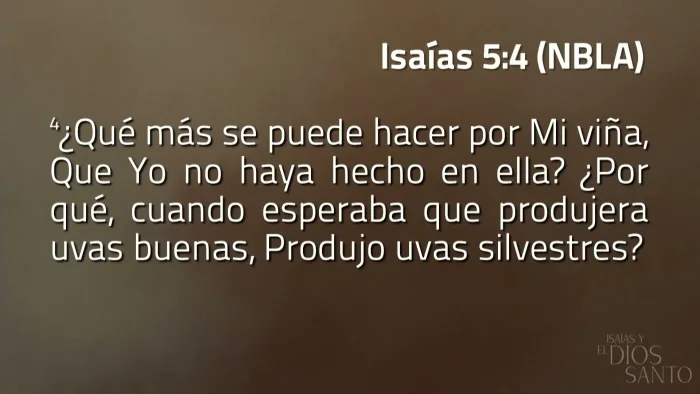 Isaías y el Dios santo