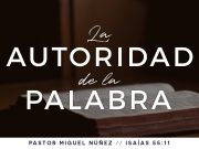 La autoridad de la Palabra